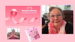 ITS BREAST CANCER AWARENESS MONTH MY CANCER STORYAGAIN AND NEW DRUGS [upl. by Kaehpos426]