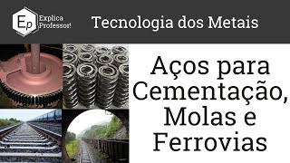 Aços para Cementação Molas e Ferrovias  Aula 58 [upl. by Oniger573]