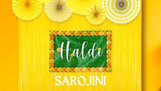 SAROJINI HALDI CEREMONY  ADONAI CREATION [upl. by Killigrew797]