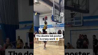 They hit a doublelob alley oop poster 😅 [upl. by Asenev]