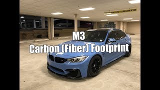 F80 BMW M3 Carbon Fiber Side Skirts and other CF goodies [upl. by Nirrej]