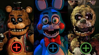 JUGANDO TODOS LOS FNAF PLUS  FNAF 1 2 3 PLUS [upl. by Fulcher]