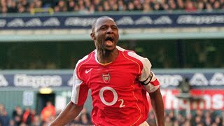 Patrick Vieira The Giant Skills amp Goals [upl. by Litsyrk]