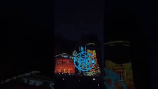 Winterzeit Schloß Eyrichshof Lichtshow [upl. by Noved]