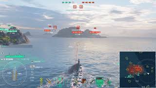 World Of Warships  Ktakami in 4vs4 Brawl  Good night German 2 [upl. by Piers676]