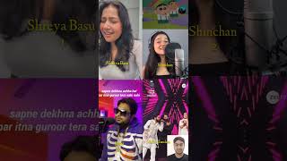 Mere Mehboob Whos Best Cover By Shreya vs Shinchan vs Jesus vs Sachet Tandon meremehboob [upl. by Towill]