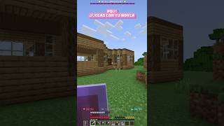 MI NOVIA ME REGALA ESTA CASA… minecraft ahorts gaming [upl. by Bettina]