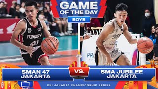 SMAN 47 JAKARTA VS SMA JUBILEE JAKARTA [upl. by Ahsai]