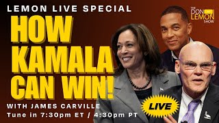 Lemon LIVE Special  HOW KAMALA CAN WIN  July 24th 2024 [upl. by Elleirol530]