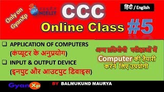 CCC Online Class 5 CCC Complete Course in HindiEnglish  O Level IT Tools  GyanXp [upl. by Anahir497]