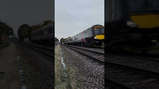 Class 170 170637 passing rearsby with tones 301024 trainspotting class170 railway [upl. by Solracsiul]