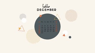 2018 December Calendar Printable With Holidays [upl. by Apfelstadt]