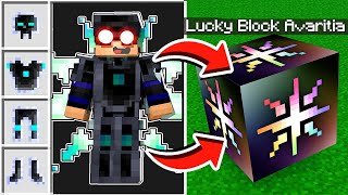 CUBÃO DE LUCKY BLOCK DE AVARITIA no Minecraft [upl. by Eisler]