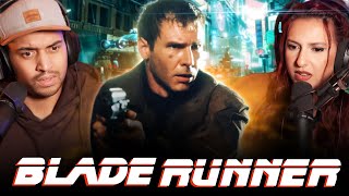 BLADE RUNNER 1982 MOVIE REACTION  IS HE ONE OF THEM  First Time Watching  Review [upl. by Imekawulo]