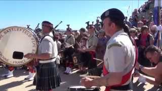 D Day 2014 Normandië 48th Highlanders of Holland [upl. by Reinald]