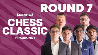 Superbet Chess Classic 2024 Round 7  GrandChessTour [upl. by Assirrec]