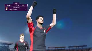 BOURNEMOUTH LIVERPOOL  PES 21 GAMEPLAY [upl. by Naujtna]