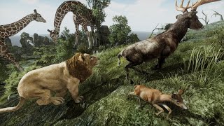 Ultimate Lion Simulator  Lion Vs Boar Crocodile Panther Android Gameplay 18 [upl. by Arlana]