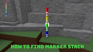 How to find Marker Stack in Roblox Find the Markers [upl. by Efar]