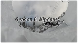 Season 6 WipeoutsFunny Moments MASTER COLLECTION [upl. by Anoyet]