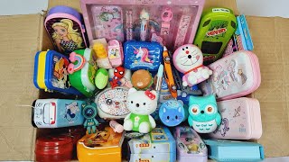 Biggest stationery toys amp gadgets collection  doraemon pencil sharpner pencil case colour pencil [upl. by Nnagem917]