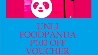 Tutorial Foodpanda Unlimited Voucher  new user tipid tips [upl. by Alesi]