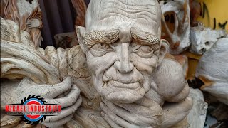 THE BEST WOOD CARVING IN THE WORLD  Realistic Sculptures [upl. by Berns]