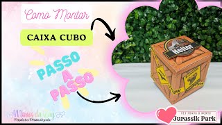 Como Montar Caixa Cubo [upl. by Winnifred181]