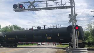 KCS LL60 with KCSM Gevo passes through Garyville LA [upl. by Anifur]