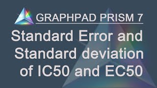 How to calculate the Standard Error and Standard Deviation of IC50EC50 [upl. by Lashar]