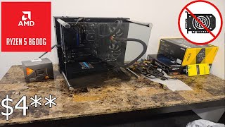 8600G Gaming PC Build for under 500 [upl. by Oznarol]