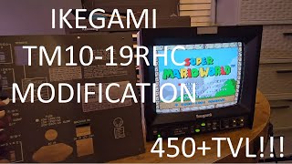 Ikegami TM1019RHC Showcase and Modification [upl. by Ligriv151]