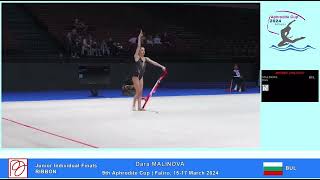 Dara Malinova BUL Ribbon JUNIOR FINALS APHRODITE CUP 2024 [upl. by Edgard802]