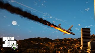 PLANE CRASH COMPILATION EXTREME 3  GTA 5 [upl. by Mountfort262]