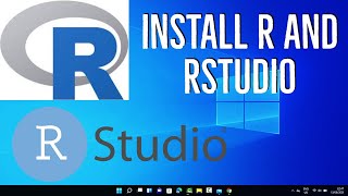 How to Install R and RStudio on Windows 11 [upl. by Penman]