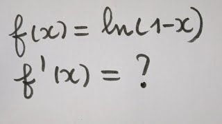 Dériver fx ln1x Calculer fx dérivée des fonctions ln logarithme népérien dérivée log [upl. by Ellora]