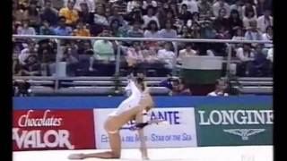 gimnasia ritmicactos del mundo ALICANTE 1993final de mazasparte 2 [upl. by Theodor]