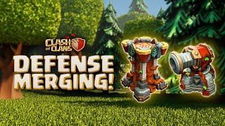 BUILDING MERGING Clash of Clans New Update [upl. by Zorana]