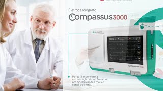 Como funciona o eletrocardiógrafo Compassus 3000 da Alfamed [upl. by Ednutey]