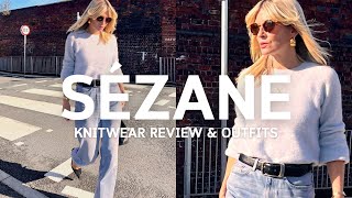 YOUR ULTIMATE SEZANE KNITWEAR REVIEW  French chic outfit ideas and styling guide [upl. by Phylys865]