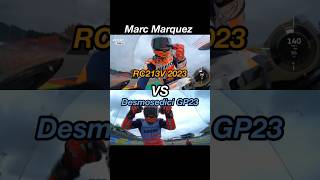 Marc Marquez on RC213V VS Desmosedici GP23 RC213V2023 desmosediciGP23 MarcMarquez [upl. by Hilliard]