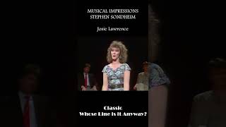 Sondheim impression by British comedian Josie Lawrence britishcomedy comedy standupcomedy [upl. by Annaiuq244]