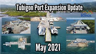 Port of Tubigon  Bohol  Expansion Update  May 2021 [upl. by Meeharb]