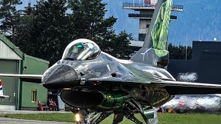 AIRPOWER 2022 F16 quotDream Viperquot Solo Display  Belgian Air Component 4K [upl. by Asilem]