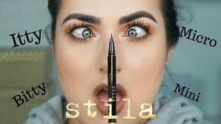 The Tiniest Eyeliner Ever 😱 Stila Stay All Day Micro Tip Liner  Patty [upl. by Atnoed]