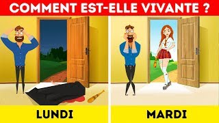 14 ÉNIGMES MYSTÉRIEUSES SUR UN MEURTRE ET QUIZ [upl. by Retsevlis]