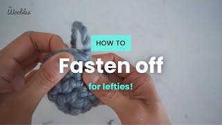 How to crochet an invisible fasten off for open edges [upl. by Johnna852]