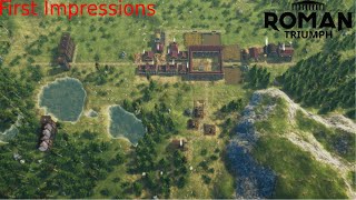 My Honest First Impressions Of Roman Triumph Survival City Builder [upl. by Johannah508]