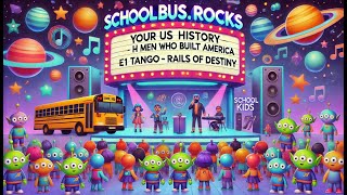 SchoolBusRocks Your US History  GEN H Men Who Built America E1 Tango Rails Of Destiny 4 Kids ATG [upl. by Ramal]