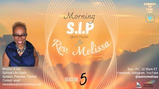 Morning SIP with Rev Melissa 102924  5am Club Maxim Ep 5 People amp Prosperity [upl. by Alicul]